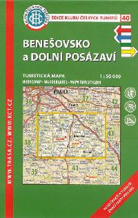 Beneovsko a Doln Poszav - turistick mapa KT 1:50 000 slo 40 - Klub eskch Turist
