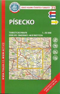Psecko - turistick mapa KT 1:50 000 slo 71 - Klub eskch Turist