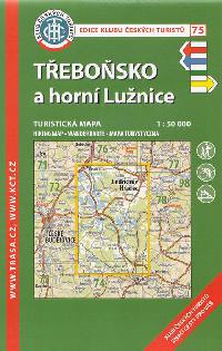 Tebosko a Horn Lunice - turistick mapa KT 1:50 000 slo 75 - Klub eskch Turist