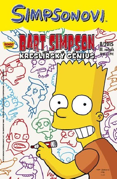 Bart Simpson Kreslsk gnius - Matt Groening