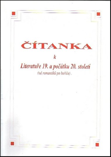 tanka k literatue 19. a potku 20. stolet - Vladimr Prokop