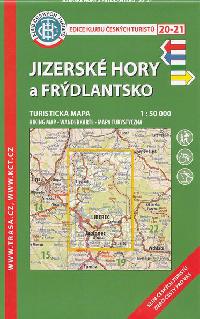 Jizersk hory a Frdlantsko 1:50 000 - mapa KT slo 20-21 - Klub eskch Turist