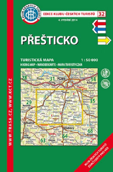 Peticko 1:50 000 - mapa KT slo 32 - Klub eskch Turist