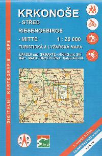 Krkonoe sted - turistick mapa 1:25000 - Rosy