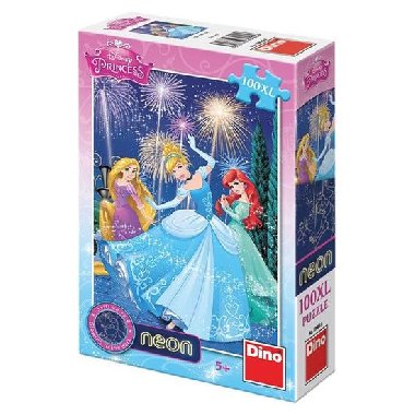 Princezny - Neon puzle  100 XL dlk - Walt Disney