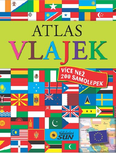 Atlas vlajek se samolepkami - Nakladatelstv SUN
