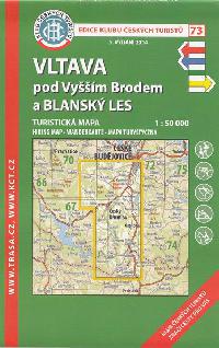 Vltava pod Vym Brodem a Blansk les - mapa KT 1:50 000 slo 79 - Klub eskch Turist