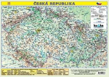 esk republika - mapa A3 lamino - Petr Kupka