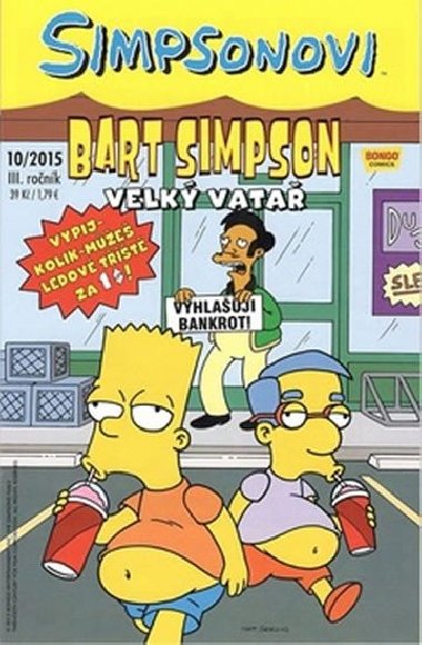 Bart Simpson Velk vata - Matt Groening