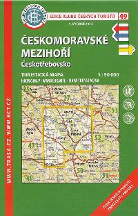 eskomoravsk meziho eskotebovsko 1:50 000 - mapa KT slo 49 - Klub eskch Turist