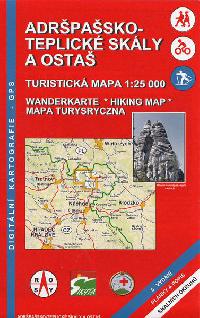Adrpasko-Teplick skly 1:25 000 turistick mapa - Rosy