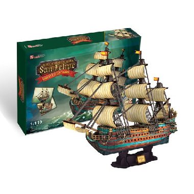 Puzzle 3D The Spanish Armada San Felipe - neuveden