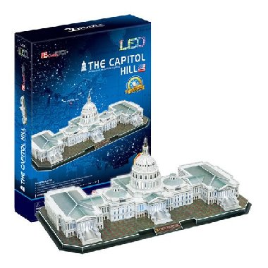 Puzzle 3D The Capitol Hill / led - - neuveden