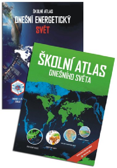 Komplet koln atlas dnenho svta + koln atlas Dnen energetick svt - 