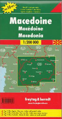 Makedonie - automapa 1:200 000 (Freytag a Berndt) - Freytag a Berndt