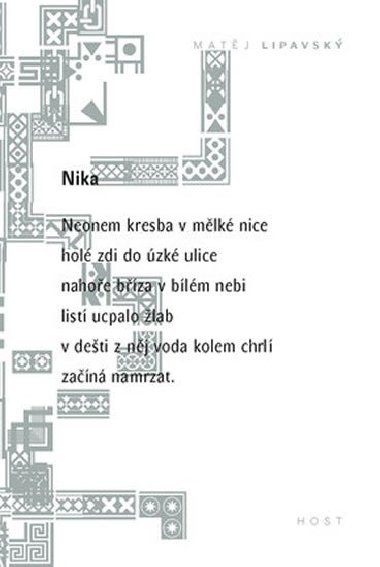 Nika - Matěj Lipavský