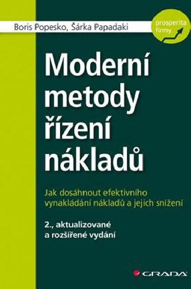 Modern metody zen nklad - Boris Popesko; rka Papadaki