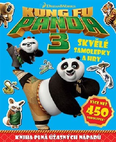 Kung Fu Panda 3 Skvl samolepky a hry - DreamWorks