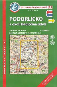 Podorlicko a okol Babiina dol - mapa KT 1:50 000 slo 25 - Klub eskch Turist
