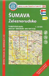 umava - eleznorudsko - mapa KT 1:50 000 slo 64 - Klub eskch Turist