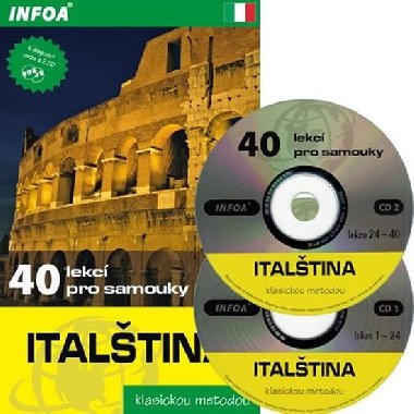 Italtina - 40 lekc pro samouky + 2 CD - Infoa