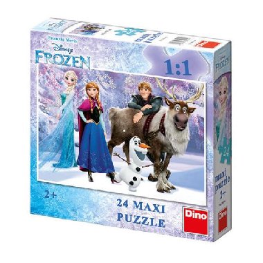 Ledov krlovstv: Elsa a ptel - Maxi puzzle 24 dlk - Walt Disney