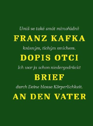 Dopis otci - Kafka Franz