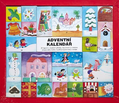 Adventn kalend - 24 leporel s vnonmi pbhy, bsnikami a koledami a navc jedna knka - Ivana Pechkov