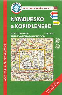 Nymbursko a Kopidlensko - turistick mapa KT 1:50 000 slo 18 - Klub eskch Turist