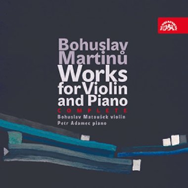 Skladby pro housle a klavr - 4 CD - Martin Bohuslav