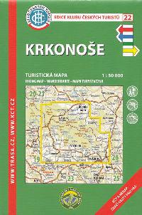 Krkonoe - mapa KT 1:50 000 slo 22 (10. vydn 2016) - Klub eskch Turist