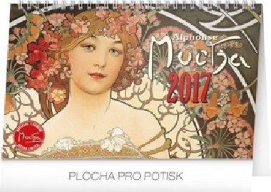 Alfons Mucha - stoln kalend 2017 - Alfons Mucha