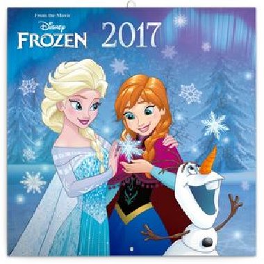 Ledov krlovstv - nstnn kalend 2017 se samolepkami - Walt Disney