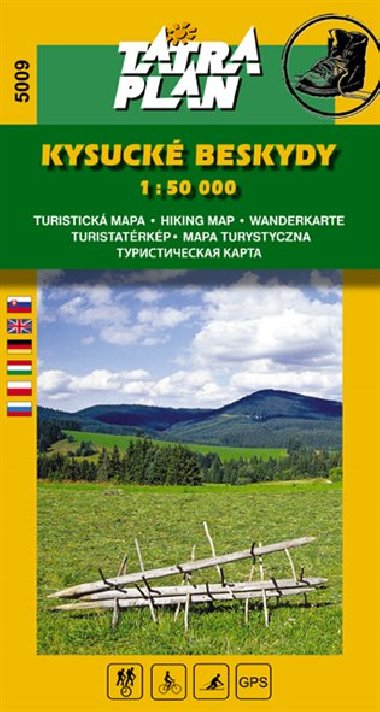 Kysuck beskydy - mapa Tatraplan 1:50 000 slo 5009 - Tatraplan
