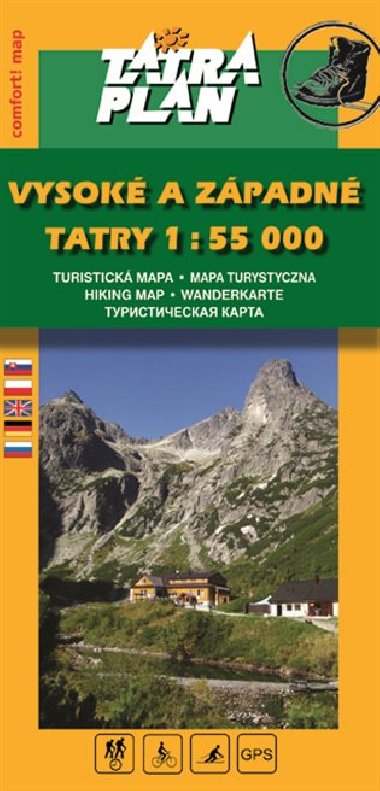 Vysok a Zpadn Tatry - mapa Tatraplan 1:55 000 - Tatraplan