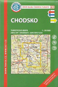 Chodsko - mapa KT 1:50 000 slo 63 - Klub eskch Turist
