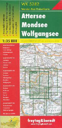 Attersee, Mondsee, Wolfgangsee mapa Freytag a Berndt 1:35 000 slo WK5282 - Freytag a Berndt