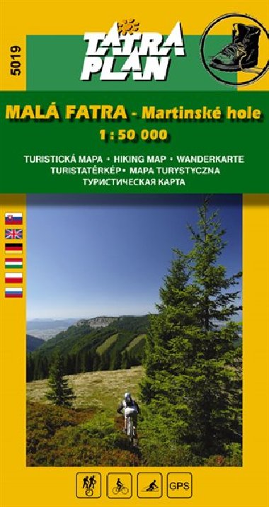 Mal Fatra - Martinsk hole - mapa Tatraplan 1:50 000 slo 5019 - Tatraplan
