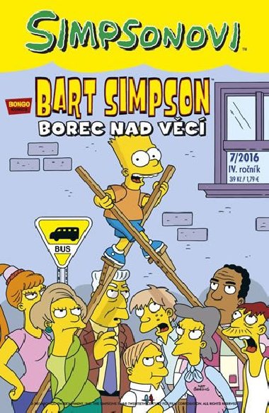 Simpsonovi - Bart Simpson 7/2016: Borec nad vc - Matt Groening