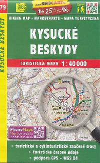 Kysuck Beskydy - mapa Shocart 1:40 000 slo 479 - Shocart