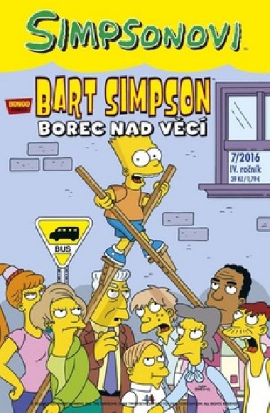 Bart Simpson Borec nad vc - 