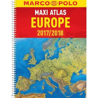 Europe - Evropa 2017/18 maxi atlas - Marco Polo