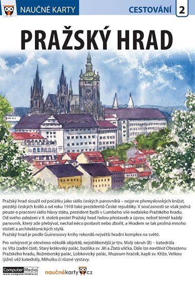 Naun karty Prask hrad - 