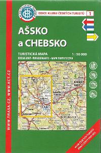 Asko a Chebsko - turistick mapa KT 1:50 000 slo 1 - Klub eskch Turist