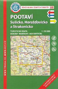 Pootav - Suicko, Horaovicko a Strakonicko - turistick mapa KT 1:50 000 slo 68 - Klub eskch Turist