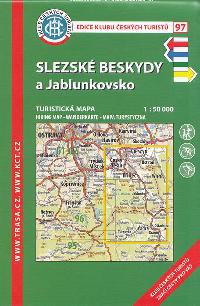 Slezsk Beskydy a Jablunkovsko - turistick mapa KT 1:50 000 slo 97 - Klub eskch Turist