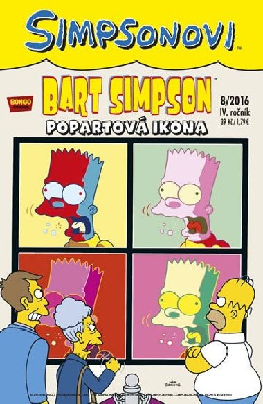 Bart Simpson Popartov ikona - Matt Groening