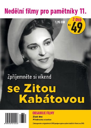 Nedln filmy pro pamtnky 11 - Zita Kabtov - 2 DVD poetka - neuveden
