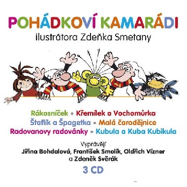 Pohdkov kamardi - 3 CD - Jiina Bohdalov; Frantiek Smolk; Zdenk Svrk