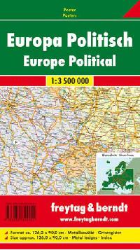Evropa politick nstnn mapa s litami 1:3 500 000 - Freytag a Berndt